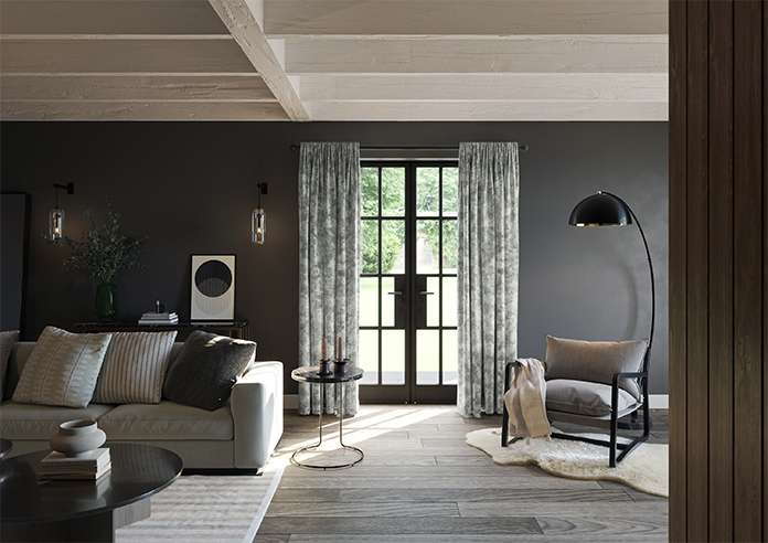 Cyrus Crushed Velvet, Grey - Made to Measure Curtains - Image 14